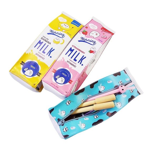 cartoon cute milk pencil bag female simple large capacity stationery bag creative student portable stationery pencil
cartoon cute milk pencil bag female simple large capacity stationery bag creative student portable stationery pencil