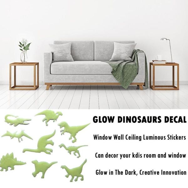 9pcs glow in the dark dinosaurs decals kids room window wall ceiling luminous stickers
9pcs glow in the dark dinosaurs decals kids room window wall ceiling luminous stickers