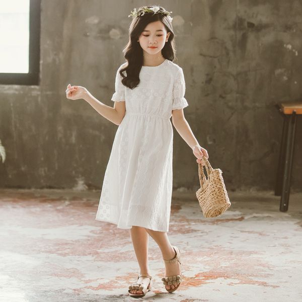 girl's dresses 2021 girls summer dress teenager pure cotton embroidery children long style elegant soft clothes, #8831, Red;yellow
girl's dresses 2021 girls summer dress teenager pure cotton embroidery children long style elegant soft clothes, #8831, Red;yellow