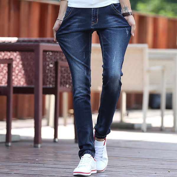 men jeans classic direct stretch business voguedenim pants slim elasticity long trousers gentleman cowboys, Blue
men jeans classic direct stretch business voguedenim pants slim elasticity long trousers gentleman cowboys, Blue