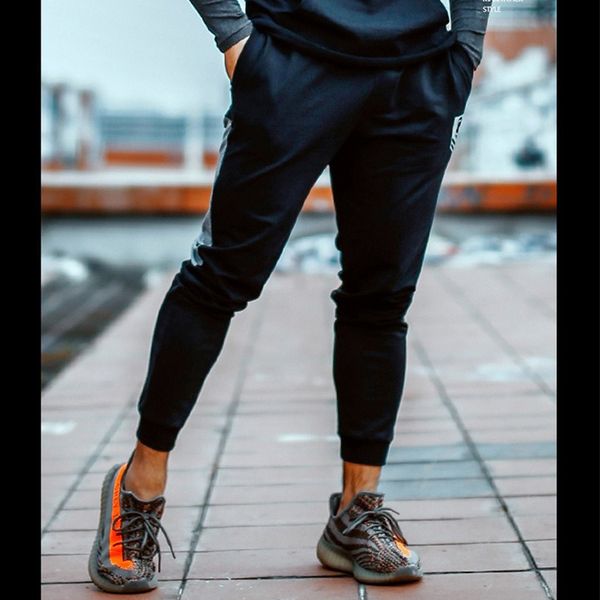 men pants 2019 new fashions running fitness trousers close feet pants men's beam stretch casual men clothing, Black
men pants 2019 new fashions running fitness trousers close feet pants men's beam stretch casual men clothing, Black