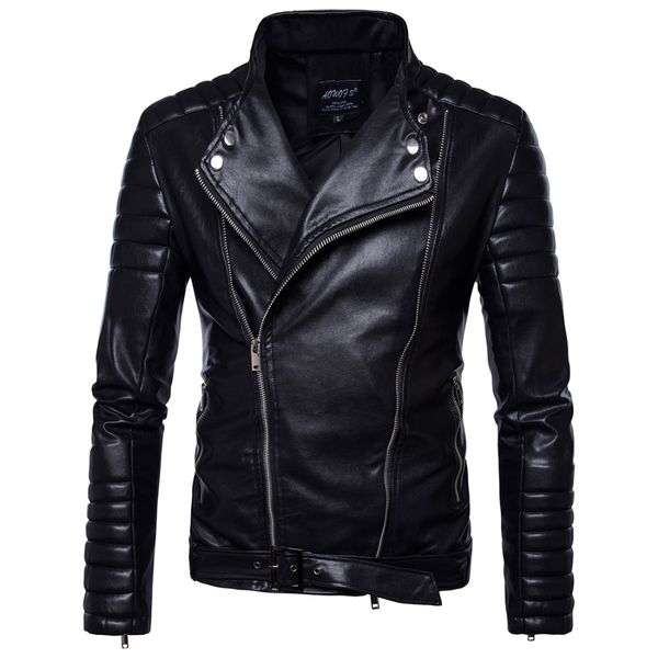9 new fashion spring autumn leisure stand collar motorcycle jackets pu male striped shoulder sleeves faux leather jacket, Black
9 new fashion spring autumn leisure stand collar motorcycle jackets pu male striped shoulder sleeves faux leather jacket, Black