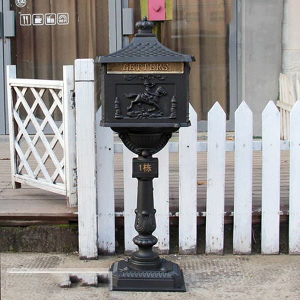 european retro creative newspaper box outdoor decoration cast aluminum postbox outdoor mailbox inbox
european retro creative newspaper box outdoor decoration cast aluminum postbox outdoor mailbox inbox
