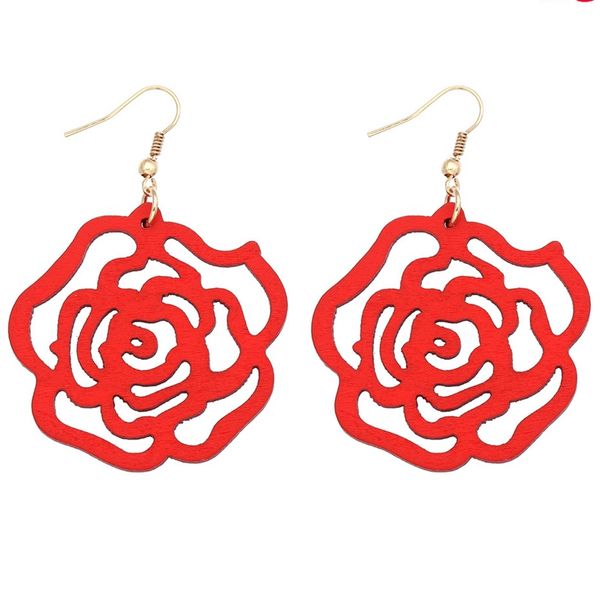 8 pair european and american new fashion national wind earrings hollow rose wood earrings women jewelry gifts 8color r-17, Silver
8 pair european and american new fashion national wind earrings hollow rose wood earrings women jewelry gifts 8color r-17, Silver
