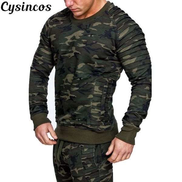 cysincos men spring autumn hoodies camouflage printed pullovers sweatshirt coat men casual o-neck long sleeve hoodies streetwear, Black 
cysincos men spring autumn hoodies camouflage printed pullovers sweatshirt coat men casual o-neck long sleeve hoodies streetwear, Black