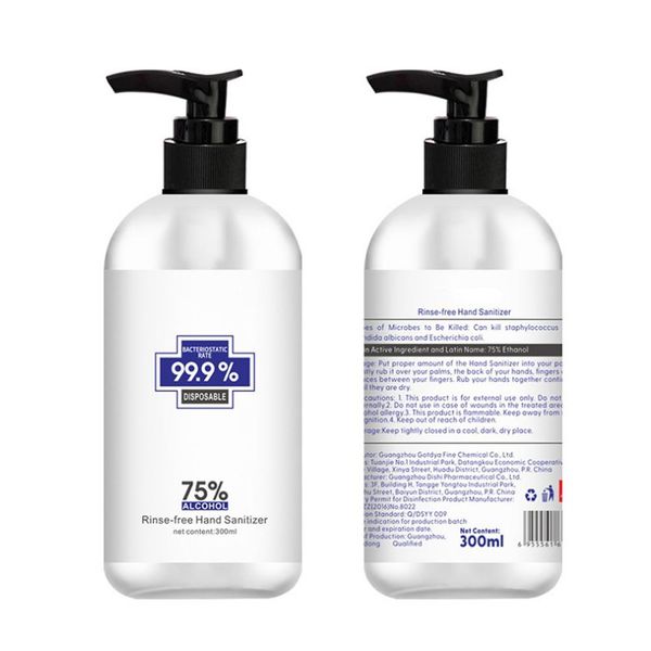 300ml 75 degree alcohol antiseptic and no wash disinfectant gel hand washing liquid antibacterial hand gel good package gift, Black;white
300ml 75 degree alcohol antiseptic and no wash disinfectant gel hand washing liquid antibacterial hand gel good package gift, Black;white