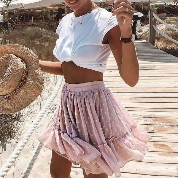 iclosam polka dot mini women skirt high waist a line korean pink summer skirt ruffle beach female casual skirts 2019, Black
iclosam polka dot mini women skirt high waist a line korean pink summer skirt ruffle beach female casual skirts 2019, Black