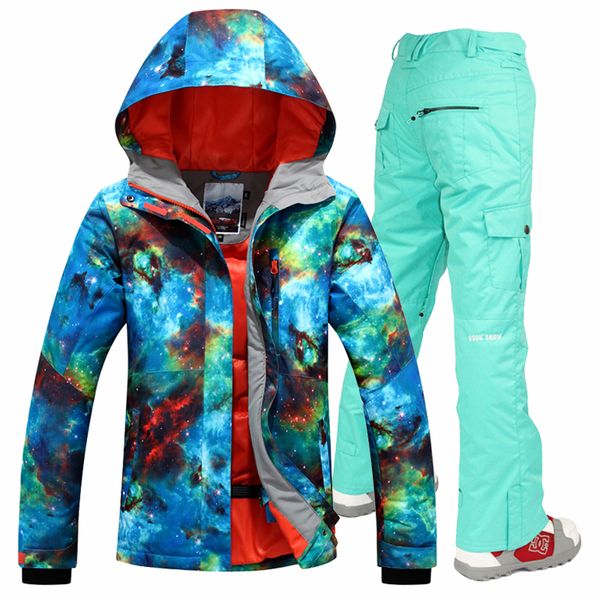gsou snow 2017 ski suit set women's snowboard jacket and pants ski suit women windproof waterproof women's winter warm jackets
gsou snow 2017 ski suit set women's snowboard jacket and pants ski suit women windproof waterproof women's winter warm jackets