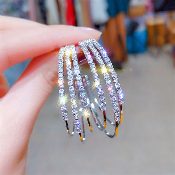 romad fashion jewelry multilayer round hoop earrings shining rhinestone earrings for women wedding party gifts r1, Golden;silver
romad fashion jewelry multilayer round hoop earrings shining rhinestone earrings for women wedding party gifts r1, Golden;silver