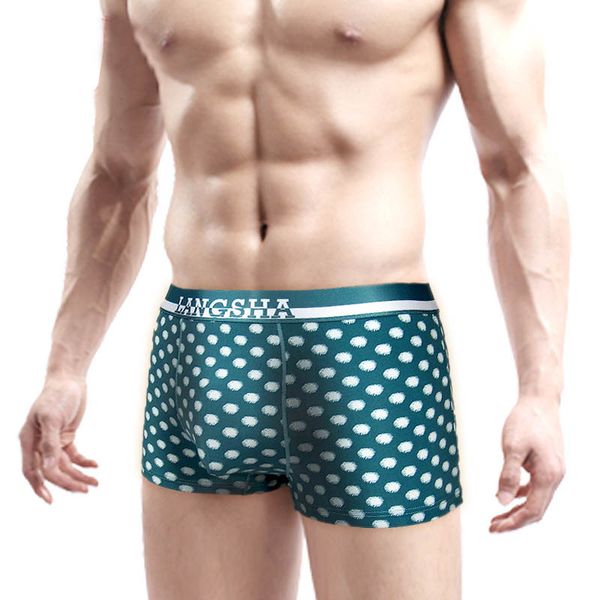 4 pieces / bag ice silk men's four-corner underwear summer breathable u convex shorts in wide waist comfortable dot underwear, Black;white
4 pieces / bag ice silk men's four-corner underwear summer breathable u convex shorts in wide waist comfortable dot underwear, Black;white