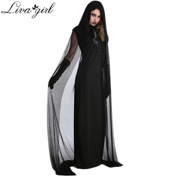 3pcs/set halloween cosplay costume women vampire witch dress with hats gloves party performance stage costumes 2018 v8, Black;red
3pcs/set halloween cosplay costume women vampire witch dress with hats gloves party performance stage costumes 2018 v8, Black;red
