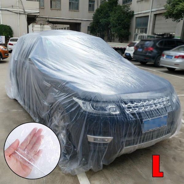 universal transparent pe indoor outdoor full auot car cover dust-proof waterproof easy folding disposable portable m/l/xl
universal transparent pe indoor outdoor full auot car cover dust-proof waterproof easy folding disposable portable m/l/xl