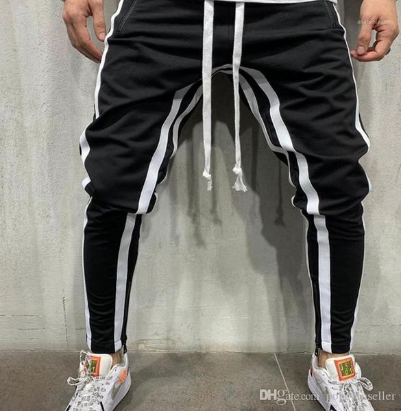 length mid waist straight pants males casual cool pocket clothing mens designer loose trousers fashion full, Black
length mid waist straight pants males casual cool pocket clothing mens designer loose trousers fashion full, Black