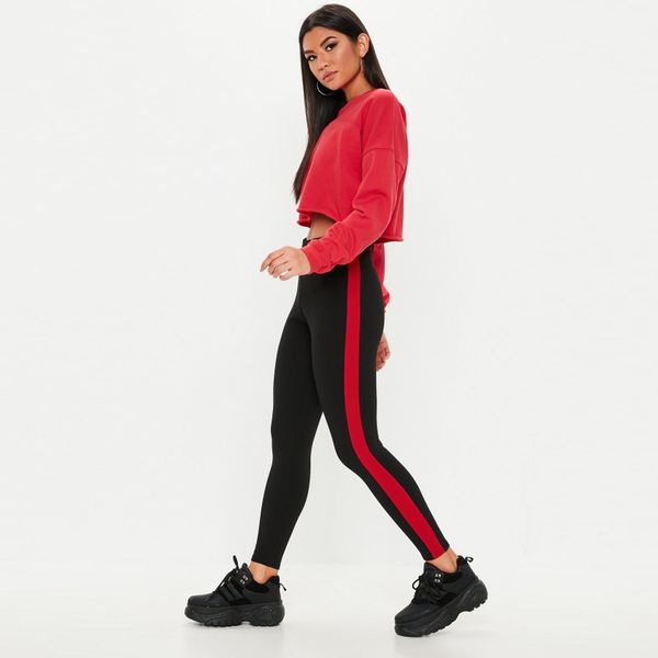fast-selling japanese yoga pants with side stripes, red and black collision colors and tight bottoms gym leggings, White;red
fast-selling japanese yoga pants with side stripes, red and black collision colors and tight bottoms gym leggings, White;red