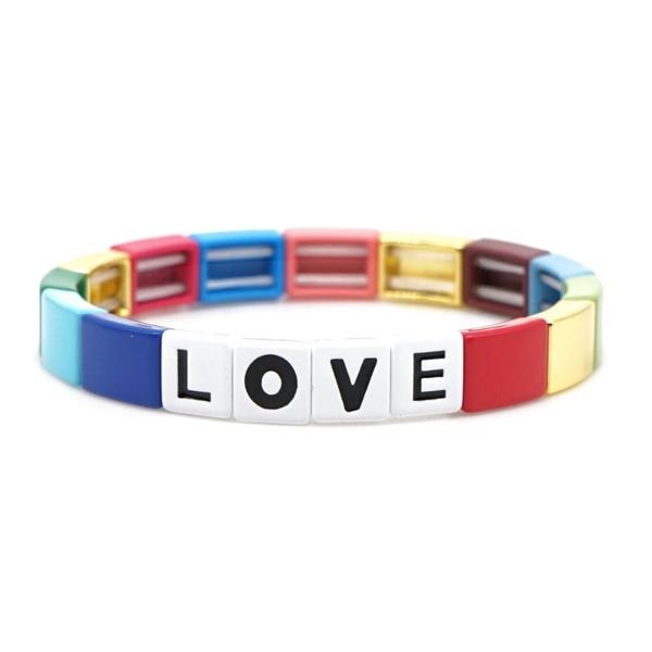 ins letter love hand jewelry zinc alloy paint closure glaze maintains color mixed with original fashion men and women bracelet, Black
ins letter love hand jewelry zinc alloy paint closure glaze maintains color mixed with original fashion men and women bracelet, Black
