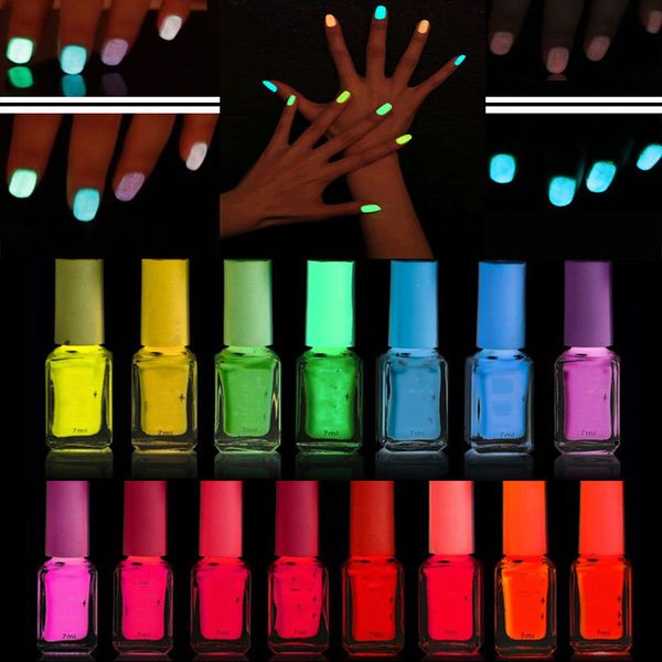 diy glow in dark fluorescent neon varnish luminous nail art makeup polish 7ml
diy glow in dark fluorescent neon varnish luminous nail art makeup polish 7ml