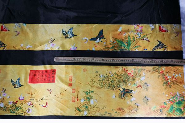 2m butterflies empero yellow painting fabric satin smooth impervious classic royal fabric for curtain costume background decors, Black;white
2m butterflies empero yellow painting fabric satin smooth impervious classic royal fabric for curtain costume background decors, Black;white