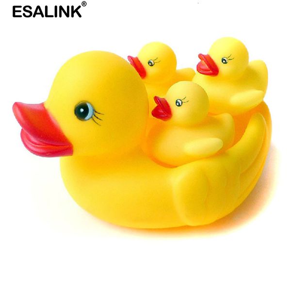floating esalink soft 4pcs swimming toys a big three small group rubber duck squeeze squeaky bathing toy for baby bath toys
floating esalink soft 4pcs swimming toys a big three small group rubber duck squeeze squeaky bathing toy for baby bath toys