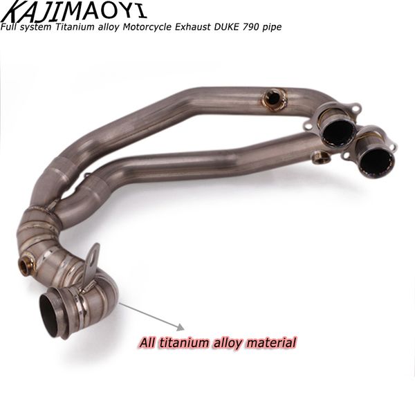 full system motorcycle exhaust titanium alloy slip on for duke 790 duke790 790 escape muffler manifold front link pipe tube
full system motorcycle exhaust titanium alloy slip on for duke 790 duke790 790 escape muffler manifold front link pipe tube