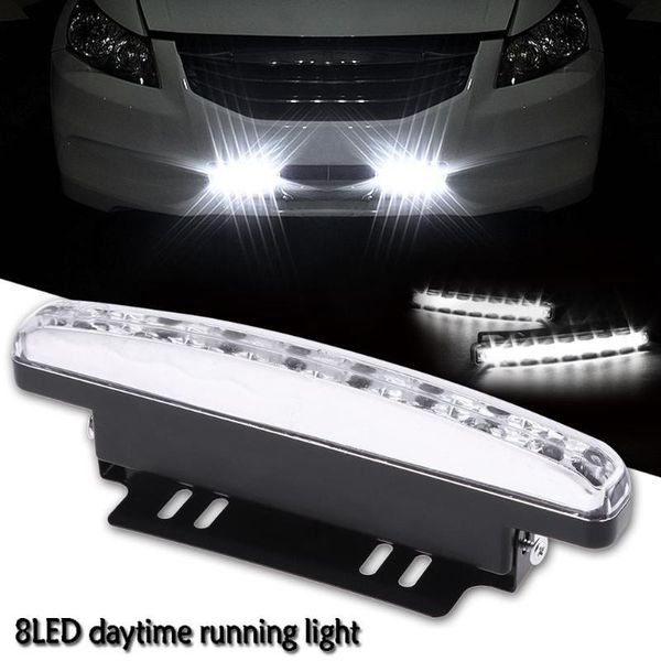 2pcs/lot 8 led daytime running light cars drl fog driving daylight headlight automatic white waterproof lamp
2pcs/lot 8 led daytime running light cars drl fog driving daylight headlight automatic white waterproof lamp