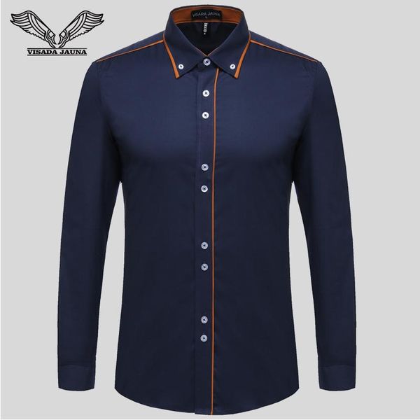 european size men 's shirt new cotton single breasted slim business casual brand clothing long sleeve chemise homme super, White;black
european size men 's shirt new cotton single breasted slim business casual brand clothing long sleeve chemise homme super, White;black