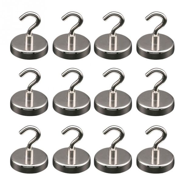 10 pcs magnetic hooks power hook magnet holder super heavy neodymium rare earth 30kg suction hooks
10 pcs magnetic hooks power hook magnet holder super heavy neodymium rare earth 30kg suction hooks