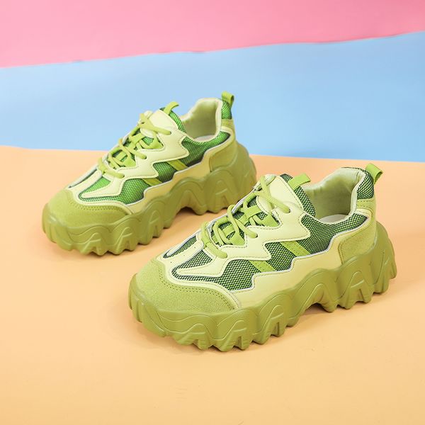 2020 spring ladies running shoes thick soled height increase athletic shoes green women sport for girls walking sneakers
2020 spring ladies running shoes thick soled height increase athletic shoes green women sport for girls walking sneakers