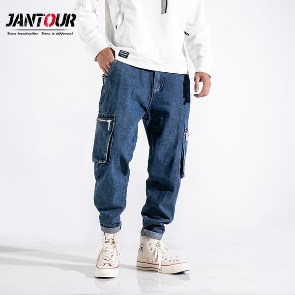 jantour fashion men's clothing brand 2019 new quality haren jeans men blue loose pants mens blue overalls trousers male 28-42
jantour fashion men's clothing brand 2019 new quality haren jeans men blue loose pants mens blue overalls trousers male 28-42