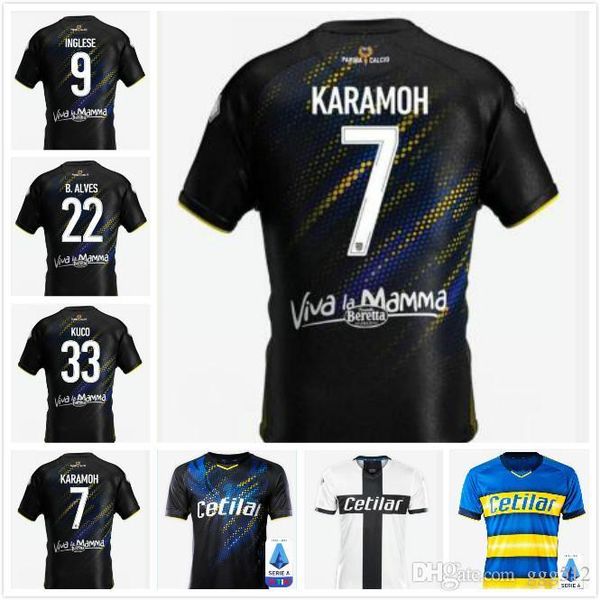 19 20 parma soccer jersey third black inglese 2019 2020 insigne di gaudio bruno alves calaio home away ceravolo football uniforms shirts, Black;yellow
19 20 parma soccer jersey third black inglese 2019 2020 insigne di gaudio bruno alves calaio home away ceravolo football uniforms shirts, Black;yellow