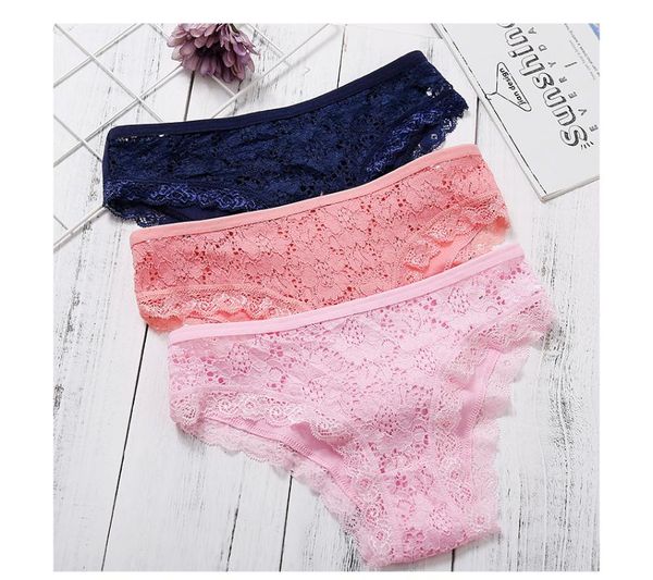 women underwear lace panties female underpants solid color briefs lingerie underwear breathable girls floral intimates, Black;pink
women underwear lace panties female underpants solid color briefs lingerie underwear breathable girls floral intimates, Black;pink
