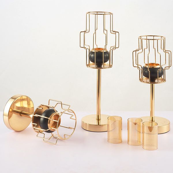 new-iron candle holder round table golden candlestick for party wedding ornament gold candle holder
new-iron candle holder round table golden candlestick for party wedding ornament gold candle holder