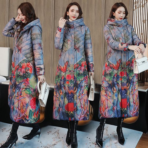 retro thick large size fashion western style winter down jacket cotton-padded clothes women's mid-length over-the-knee ethnic-st, Blue;black
retro thick large size fashion western style winter down jacket cotton-padded clothes women's mid-length over-the-knee ethnic-st, Blue;black