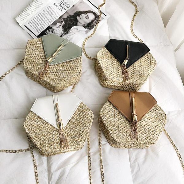 fashion hex-shape straw+pu shoulder handbags women handle summer beach boho bag chain crossbody messenger bag
fashion hex-shape straw+pu shoulder handbags women handle summer beach boho bag chain crossbody messenger bag