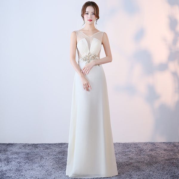 white deep v neck qi pao women chinese evening dress qipao promotion perspective long cheongsam modern chinoise host dress, Red
white deep v neck qi pao women chinese evening dress qipao promotion perspective long cheongsam modern chinoise host dress, Red