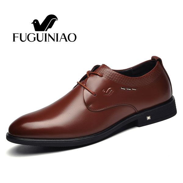 fuguiniao genuine leather men's dress shoes / fashion business shoes / male formal color black , brown
fuguiniao genuine leather men's dress shoes / fashion business shoes / male formal color black , brown