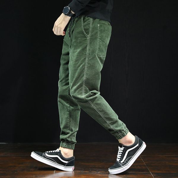 fashion autumn winter pants men japanese style loose fit harem trousers corduroy casual joggers pants streetwear pantalon hombre, Black
fashion autumn winter pants men japanese style loose fit harem trousers corduroy casual joggers pants streetwear pantalon hombre, Black