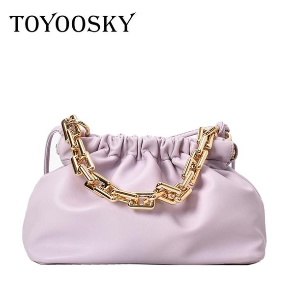 toyoosky gold chain pu leather crossbody bag for women 2020 summer small cloud shoulder handbag female solid color messenger bag
toyoosky gold chain pu leather crossbody bag for women 2020 summer small cloud shoulder handbag female solid color messenger bag