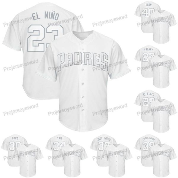 San Diego Fernando Tatis 2019 Players Weekend Padres Jersey Francisco Mejia Dinelson Lamet Eric Hosmer Kirby Yates Luis Perdomo Jerseys
San Diego Fernando Tatis 2019 Players Weekend Padres Jersey Francisco Mejia Dinelson Lamet Eric Hosmer Kirby Yates Luis Perdomo Jerseys