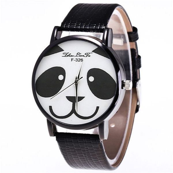 ladies quartz watch women's leather strap korean lady student couple watch panda pattern casual watches clock a40, Slivery;brown
ladies quartz watch women's leather strap korean lady student couple watch panda pattern casual watches clock a40, Slivery;brown