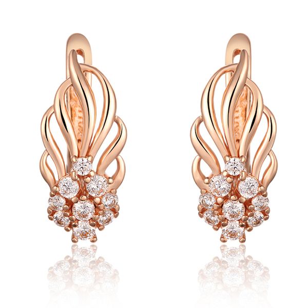 fj 3 style women leaf shaped earrings 585 rose gold color crystal drop dangle earrings, Golden
fj 3 style women leaf shaped earrings 585 rose gold color crystal drop dangle earrings, Golden