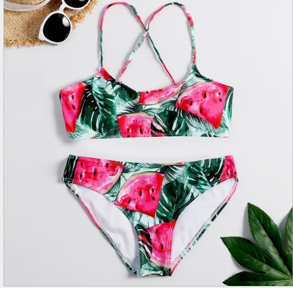 explosive split beach swimwear european and american colored printed bikini swimwear
explosive split beach swimwear european and american colored printed bikini swimwear