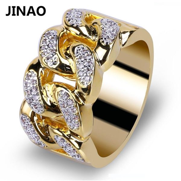 jinao gold hip hop rings all iced out micro pave cubic zircon 13mm width cuban chain ring for men, Silver
jinao gold hip hop rings all iced out micro pave cubic zircon 13mm width cuban chain ring for men, Silver