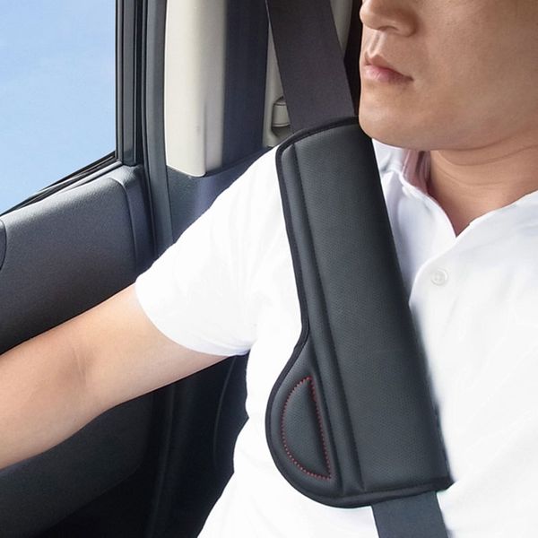 2pcs genuine leather car safety belt cover seat harness shoulder pad car styling man breathable hole leather seatbelt cover
2pcs genuine leather car safety belt cover seat harness shoulder pad car styling man breathable hole leather seatbelt cover