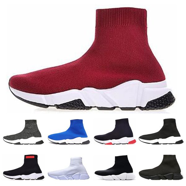 wholesale speed trainer men women sock shoes black white blue red glitter flat designer casual shoes outdoor runner sneakers size 36-45
wholesale speed trainer men women sock shoes black white blue red glitter flat designer casual shoes outdoor runner sneakers size 36-45