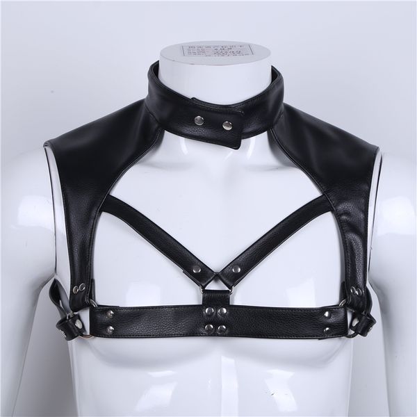 mens see through leather fetish chest harness gothic strap garter belt punk man bondage body suspenders harness shoulder cage, Red;black
mens see through leather fetish chest harness gothic strap garter belt punk man bondage body suspenders harness shoulder cage, Red;black