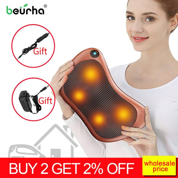 car home electric infrared neck massage pillow shiatsu cushion massager neck back waist body heating kneading massager pillow
car home electric infrared neck massage pillow shiatsu cushion massager neck back waist body heating kneading massager pillow