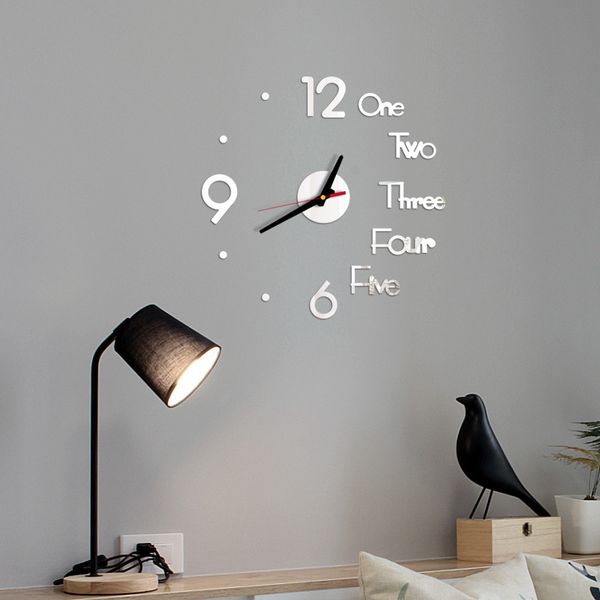 25# modern diy mute wall clock home decor office 3d mirror surface wall sticker clocks giant frameless decorative clock watch
25# modern diy mute wall clock home decor office 3d mirror surface wall sticker clocks giant frameless decorative clock watch