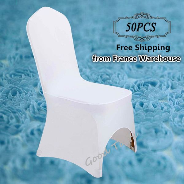 

50pc universal elastic spandex lycra chair cover for wedding marriage banquet party folding celebration decoration