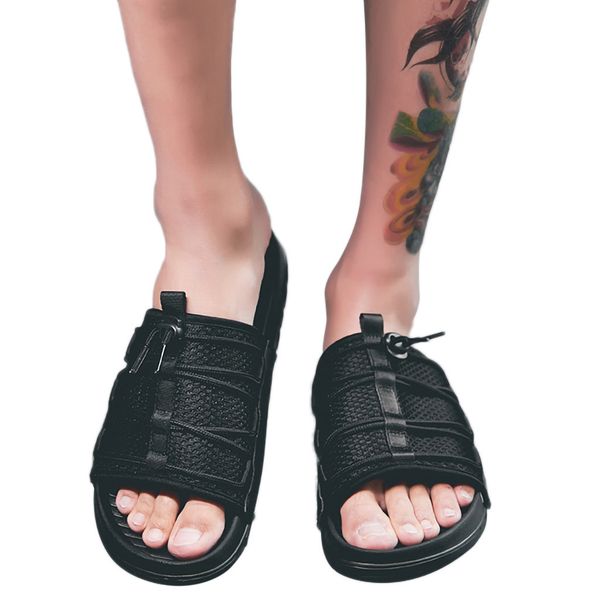 sagace men's slipper summer men shoes breathable walking beach sports slippers outdoor men\x27s shoes non-slip wear 19apl23, Black
sagace men's slipper summer men shoes breathable walking beach sports slippers outdoor men\x27s shoes non-slip wear 19apl23, Black