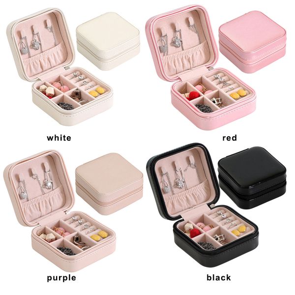 portable jewelry box storage organizer zipper portable women display travel case fs99, Pink;blue
portable jewelry box storage organizer zipper portable women display travel case fs99, Pink;blue